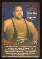 Big Show face card